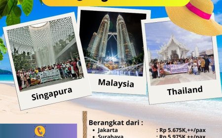 Paket Tour 3 Negara: Sekali Trip Langsung Puas Jelajah Asia