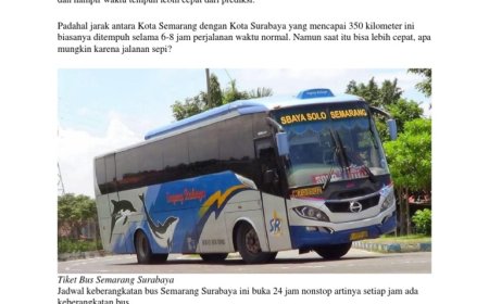Jadwal Bus Patas Semarang Surabaya via Pantura: Rute Cepat dan Aman
